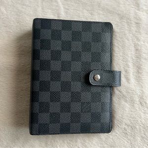Louis Vuitton Medium Ring Agenda Cover - Damier Graphite Canvas